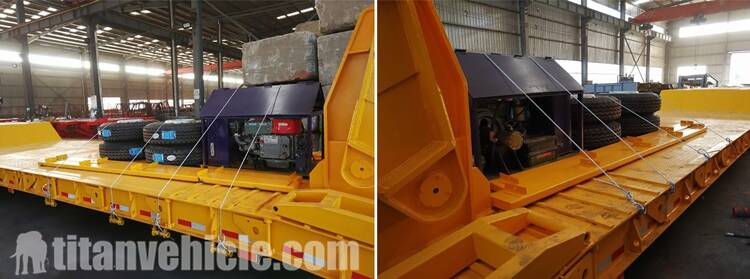 60T Gooseneck Detachable Semi Trailer Price