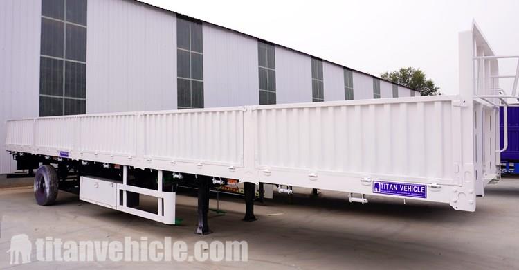 3 Axle Drop Side Trailer Price Manufacturer