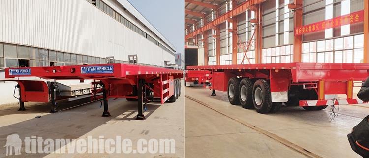 Tri Axle Flatbed Semi Trailer for Sale Near Me