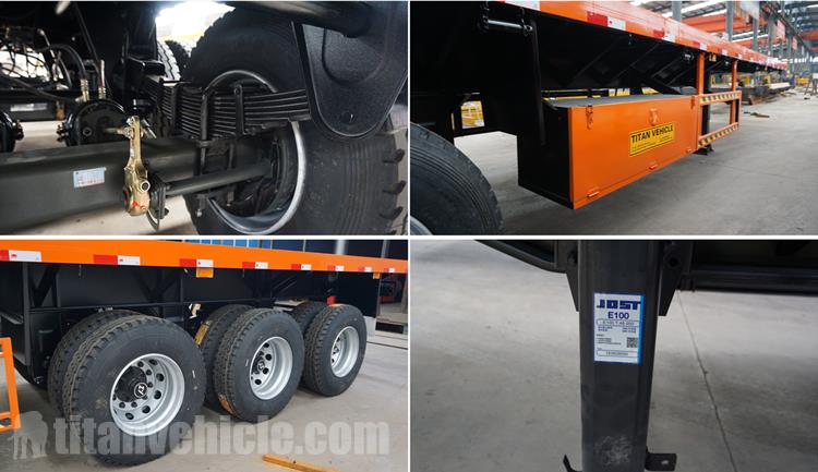 48 Foot Flatbed Semi Trailer for Sale