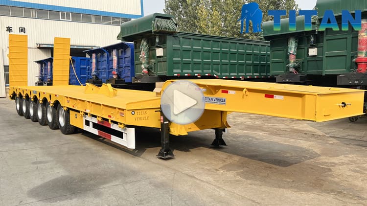 Low Loader Trailer 100 Ton Price 