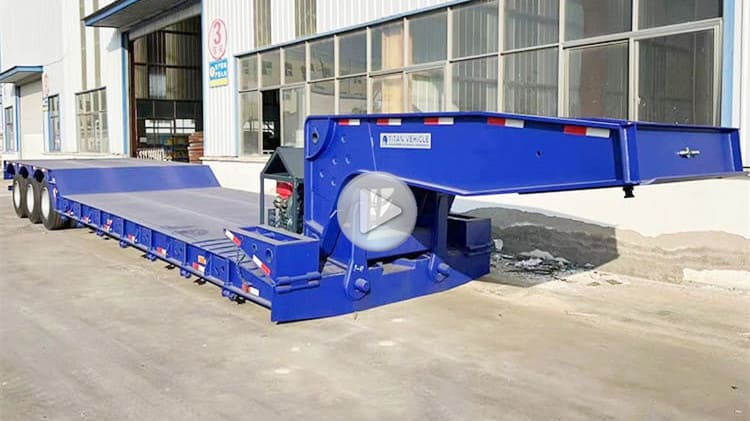 3 Axle 80 Tons Detachable Gooseneck Trailer